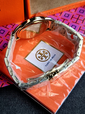 TBW7230 Tory Burch Miller Gold Tone Mother Of Pearl Dial Women's Watch